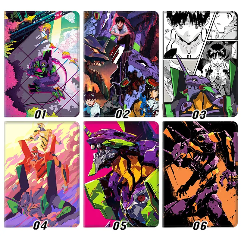 EVA Anime EVA-01 & Shinji Ikari Anime Tri-Fold Stand Tablet Case