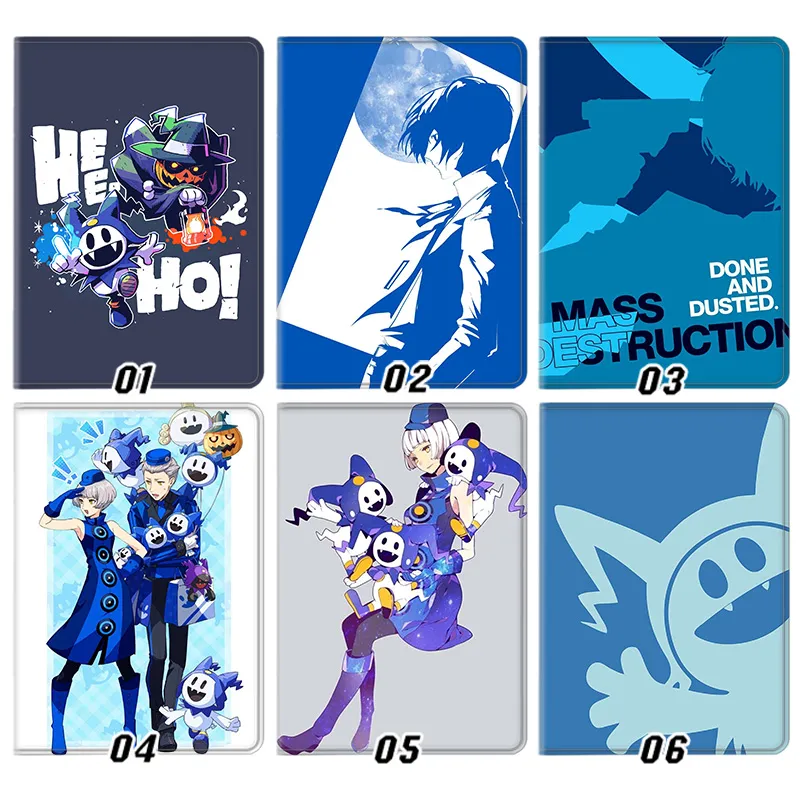 Persona 3 Jack Frost & Protagonist Anime Tri-Fold Stand Tablet Case