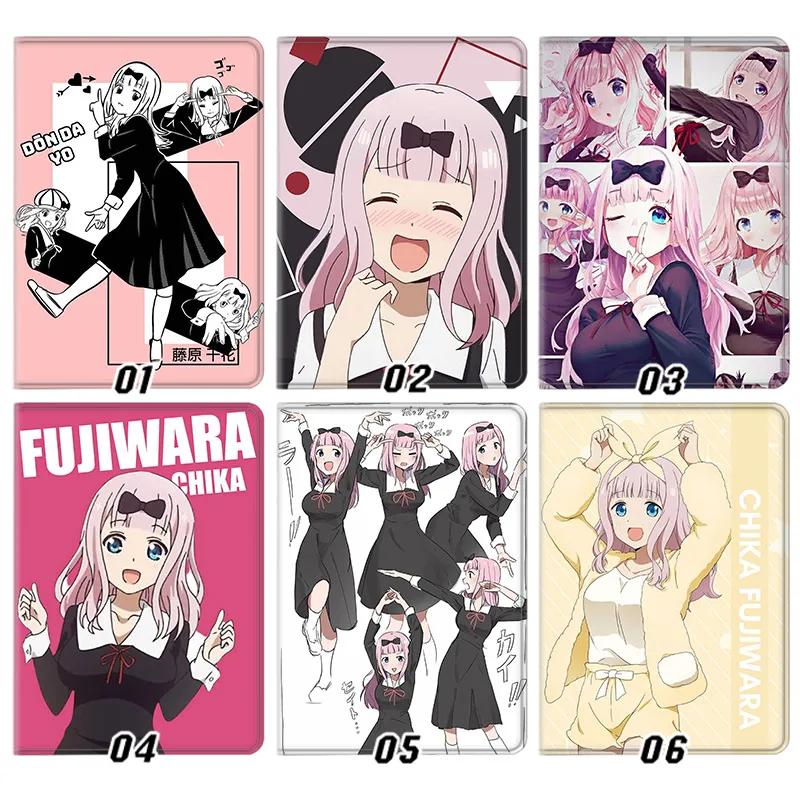 Kaguya-sama Chika Fujiwara Anime Silk Texture Flip Leather Tablet Case