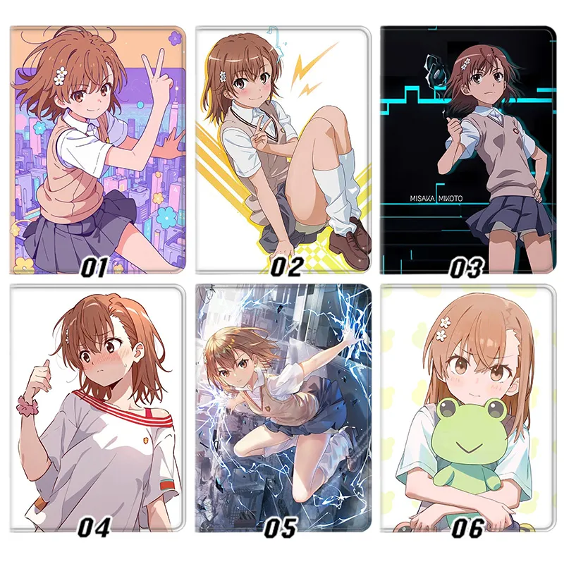 A Certain Scientific Railgun Anime — Misaka Mikoto Cute Gekota School Uniform Electric Girl Tablet Case