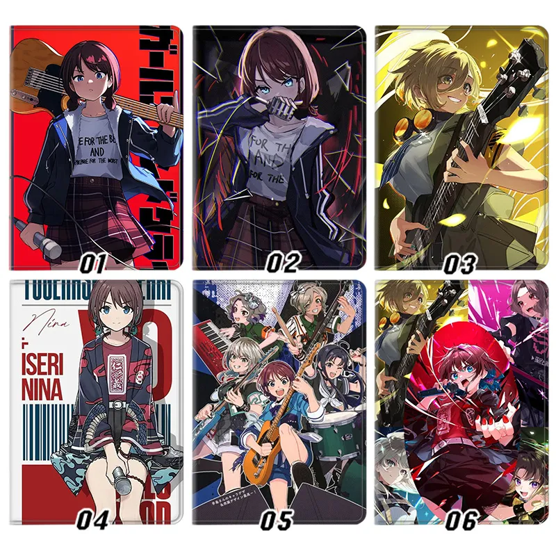 Girls Band Cry Anime — Nina Iseri Toge-Toge Rock Band Cute Girl Guitar Vocalist Manga Tablet Case