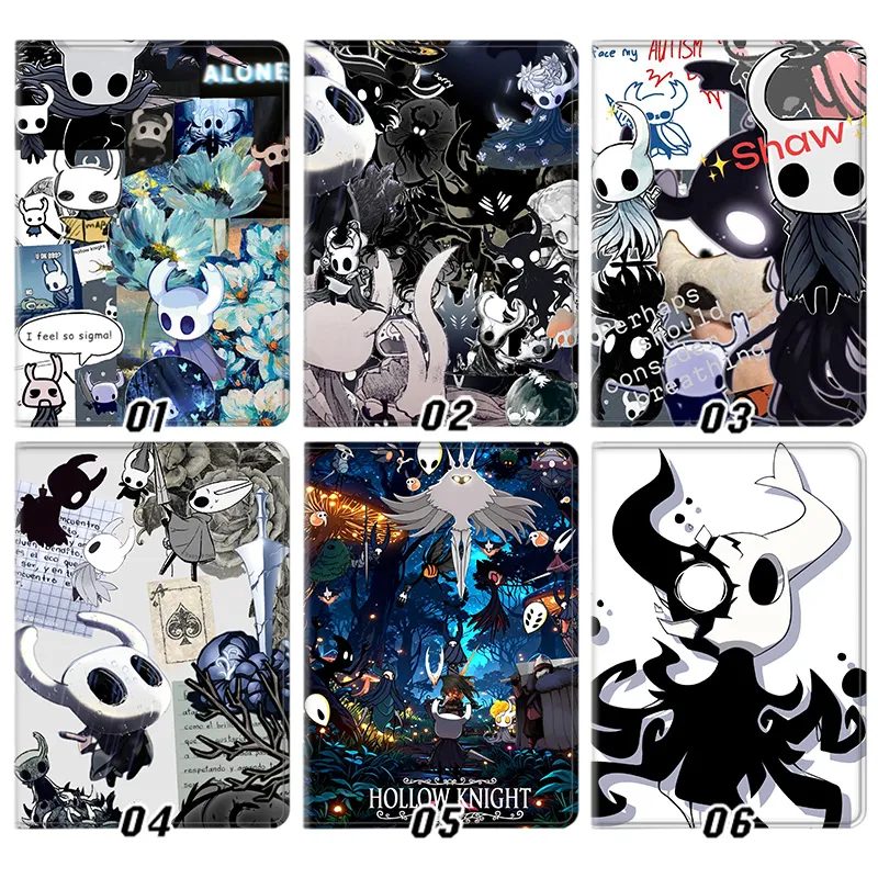 Hollow Knight Game — Knight HornAlien Visitor The Radiance Pure Vessel Cute Indie MAlien Visitorroidvania Tablet Case