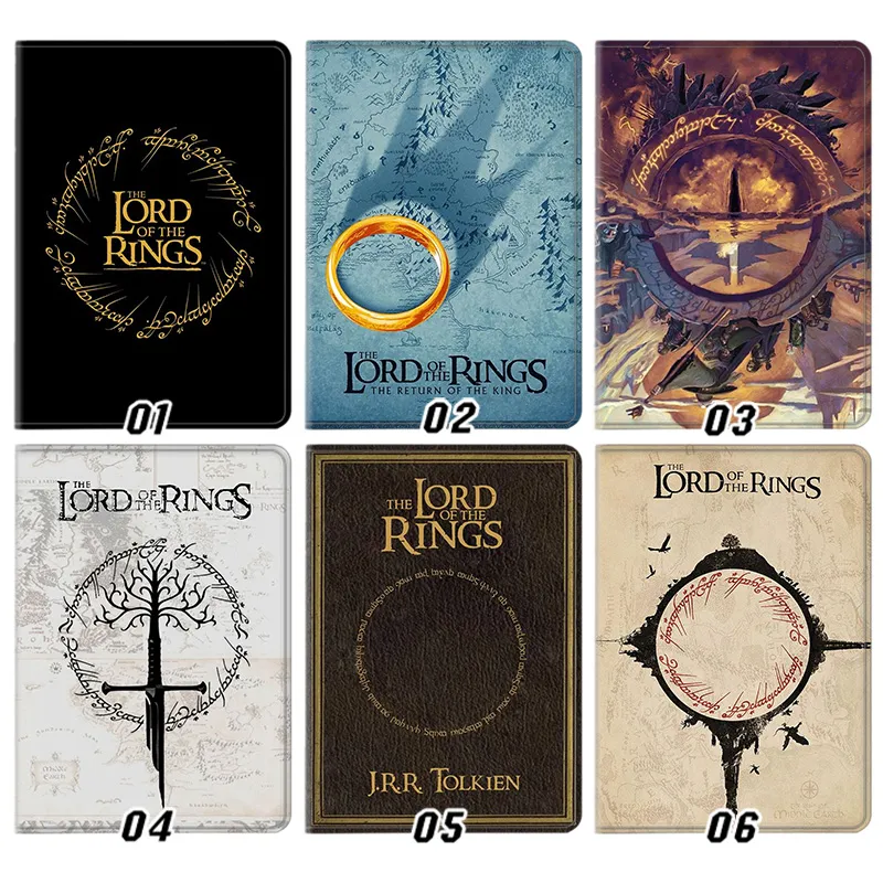 The Lord of the Rings — One Ring Middle Earth Map Eye of Sauron Gondor Tree Tablet Case