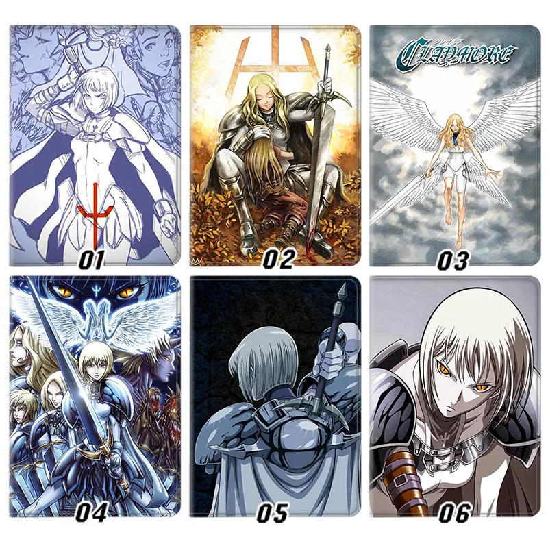Claymore Anime Clare & Teresa Iconic Symbol Design Tablet Case