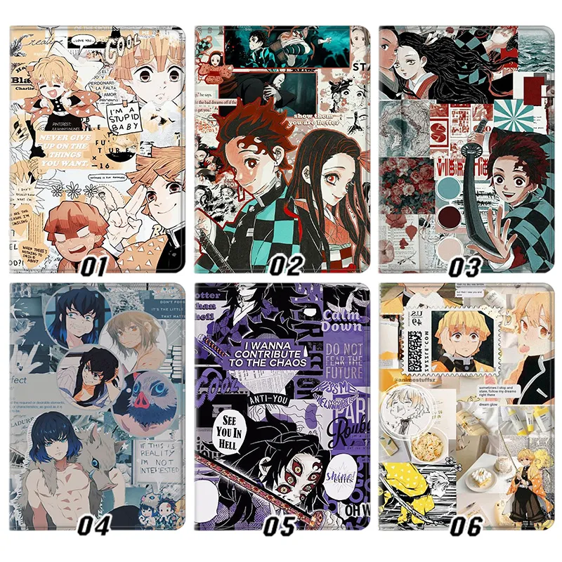 Blade Corps Blade Corps Anime Collage Flip PU Leather Tablet Case