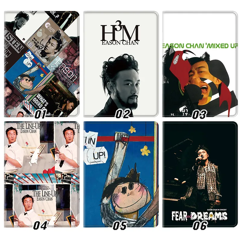 Eason Chan Classic Album Covers & Portrait Leather Flip Tablet Case