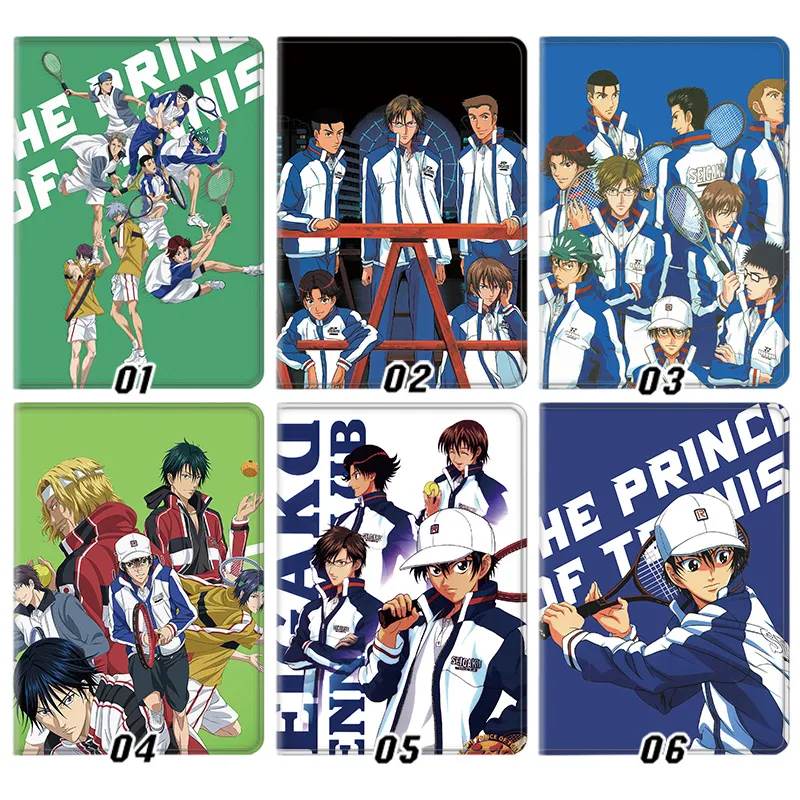 The Prince of Tennis Ryoma Echizen Seigaku Team Anime Graphic Folding Leather Tablet Case