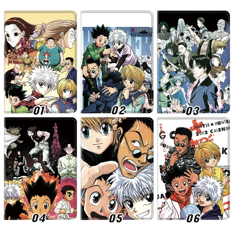 Hunter x Hunter Gon Killua Kurapika Leorio Phantom Troupe Anime Folding Leather Tablet Case