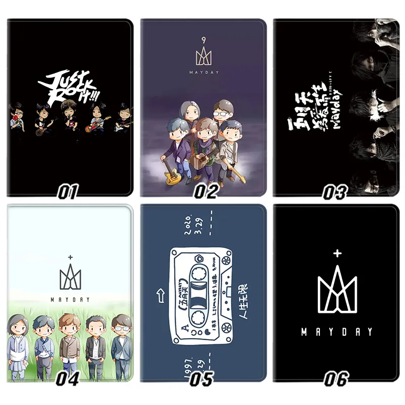 Mayday Cartoon & Logo Prints Smart Flip Stand Tablet Case