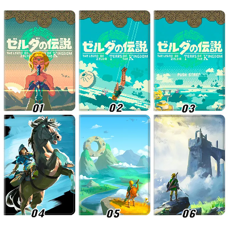 Hyrule Legend — Tears of the Kingdom Link Hyrule Legend Pixel Art Sky Island Game Tablet Case