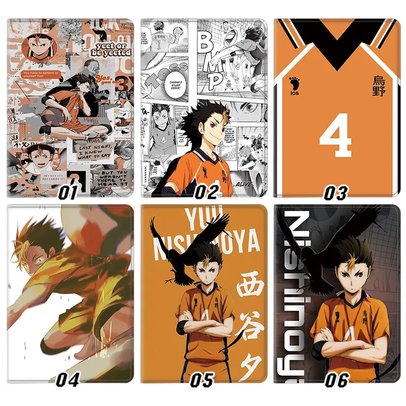 Haikyuu!! — Yu Nishinoya Karasuno High School Libero Jersey Number 4 Anime Volleyball Tablet Case