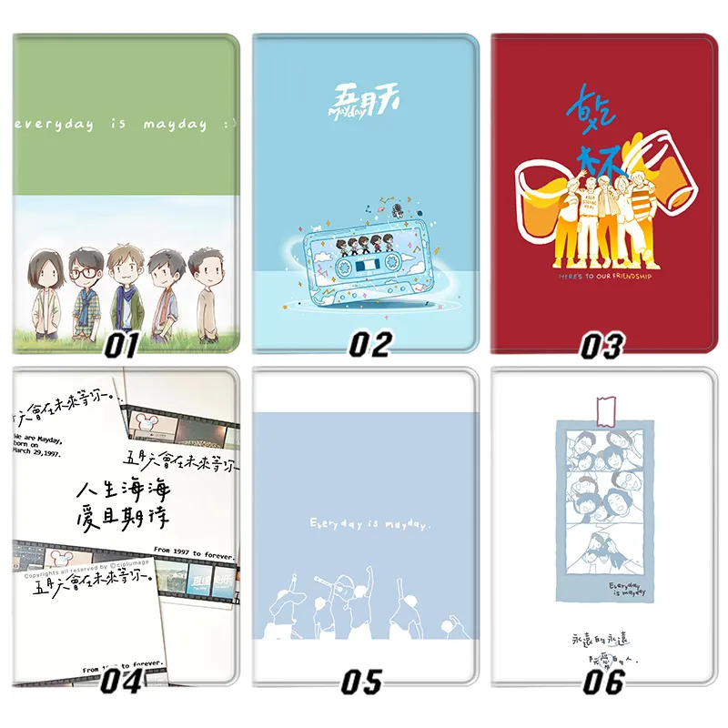 Mayday Band — Everyday is Mayday Chinese Rock Music Lyrics Cute Chibi Cartoon Fanart Tablet Case