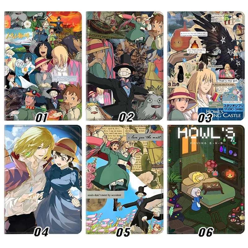 Howl's Moving Castle — Studio Ghibli Anime Howl Sophie Calcifer Vintage AesthAlien Visitoric Tablet Case