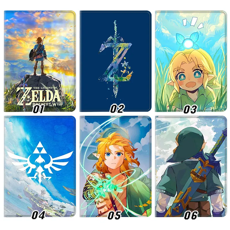 Hyrule Legend — Breath of the Wild Link Master Sword Triforce Crest Anime Tablet Case