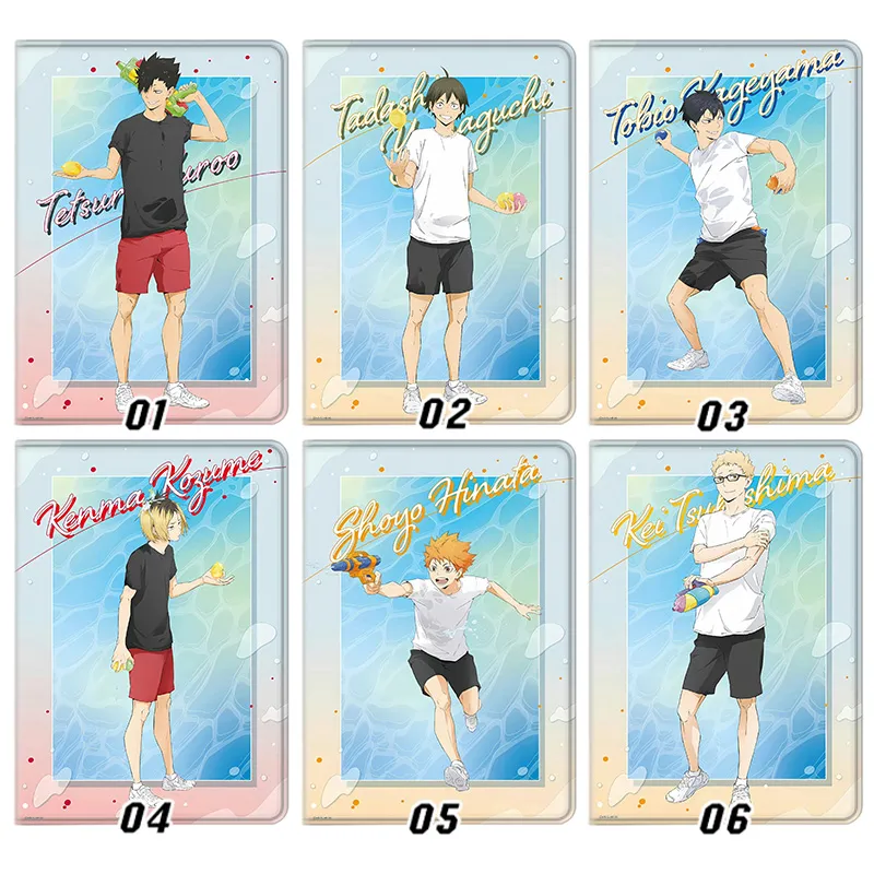 Haikyuu Shoyo Hinata Tobio Kageyama Volleyball Anime Silk Texture Flip Leather Tablet Case