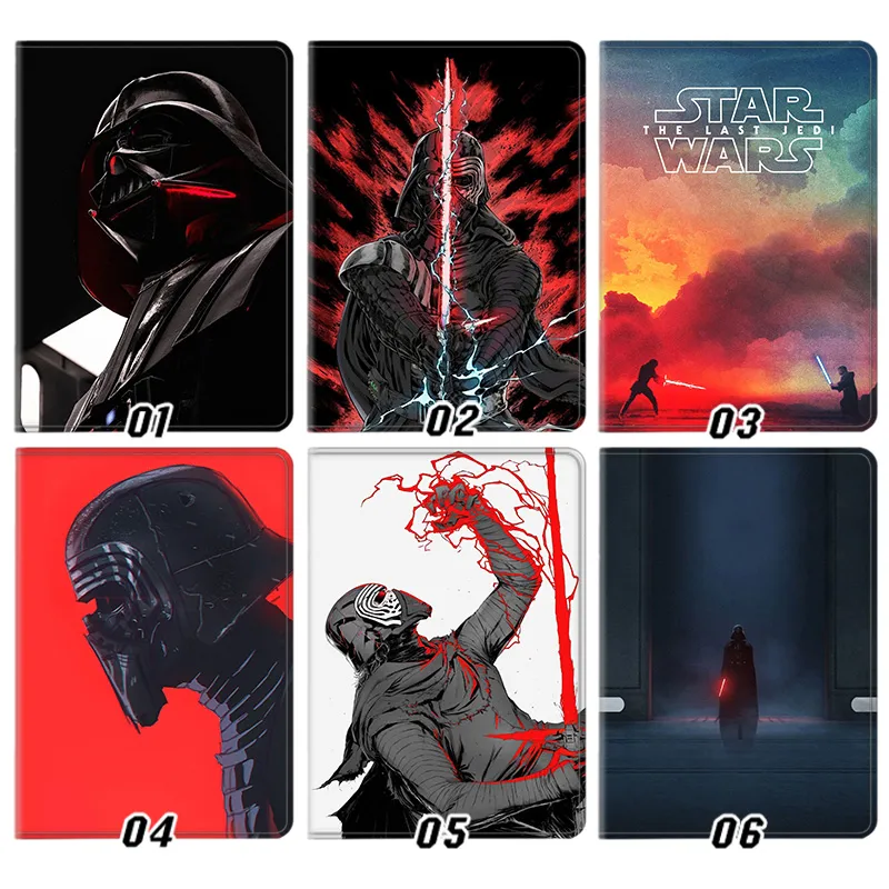 Galaxy Wars Darth Vader Kylo Ren Dark Side Flip Tablet Case
