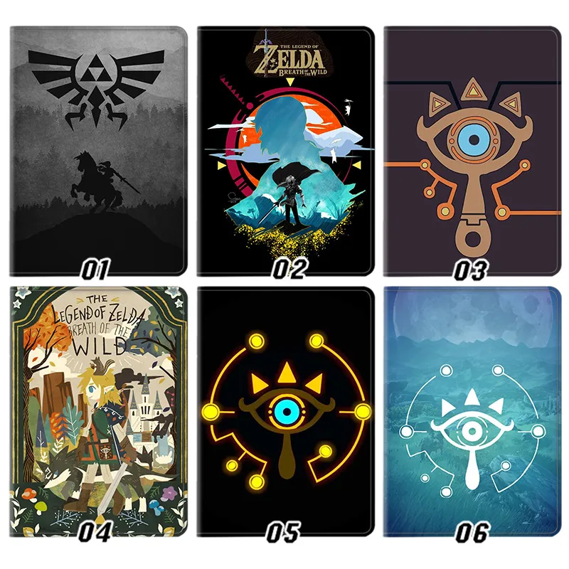 Hyrule Legend Breath of the Wild Link Flip Tablet Case