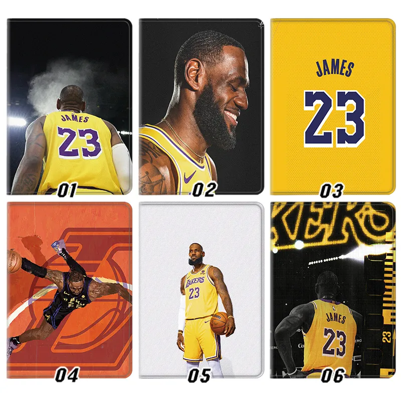 LeBron James Los Angeles Lakers No 23 NBA Flip Tablet Case