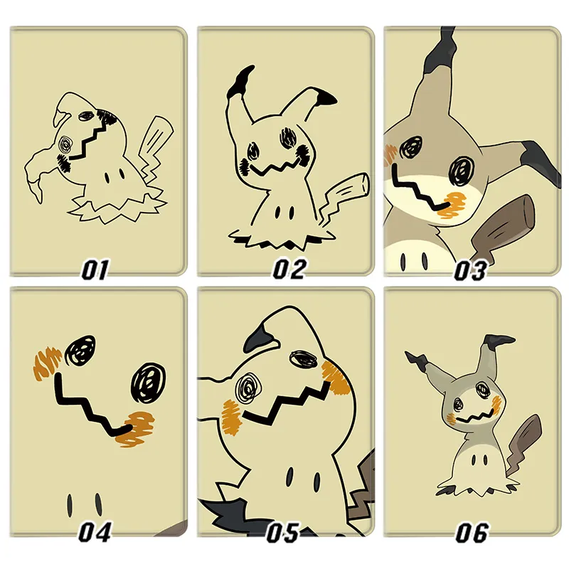 Creature Collection Mimikyu SkAlien Visitorch Ghost Anime Pattern Flip Tablet Case