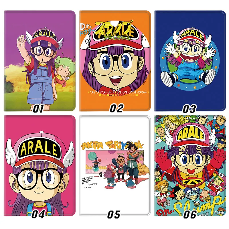 Dr Slump Arale Norimaki Cute Anime Pattern Flip Tablet Case