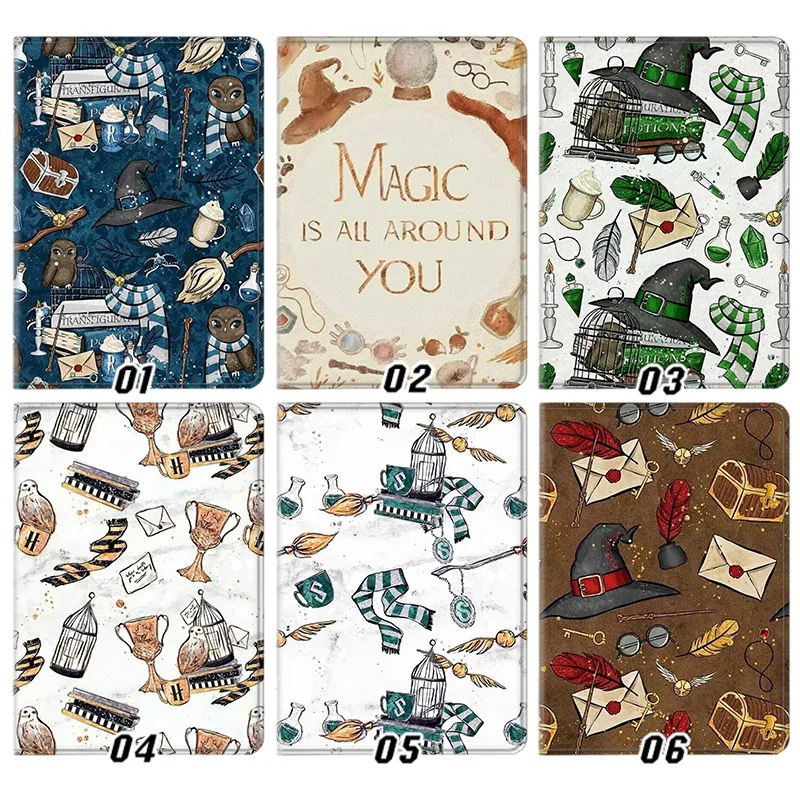 Wizard Tales Wizardry Magic Academy Elements Flip Tablet Case