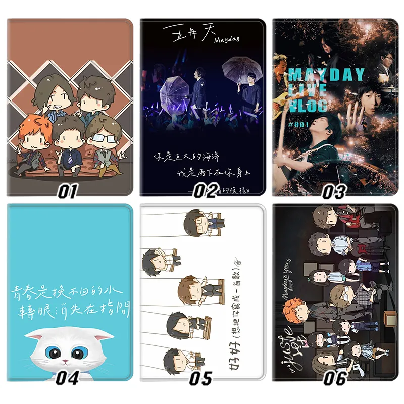 Mayday Band Custom Slim Flip Leather Tablet Case