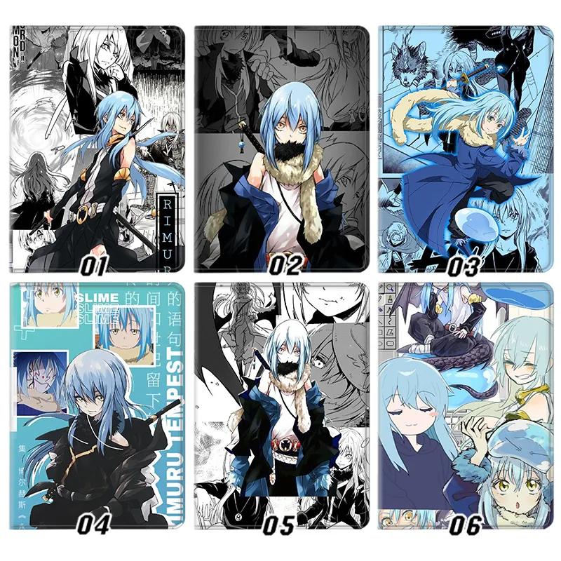 That Time I Got Reincarnated as a Slime — Rimuru Tempest Anime Manga Panel Tri-Fold Leather Tablet Case