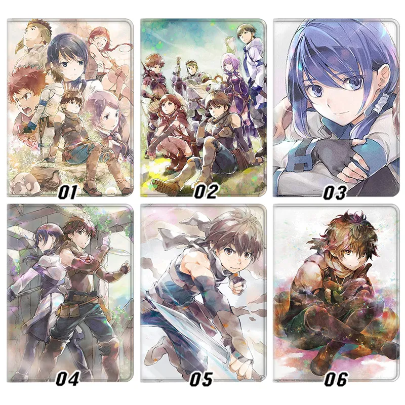 Grimgar of Fantasy and Ash — Haruhiro Yume Shihoru Anime Watercolor Tri-Fold Leather Tablet Case