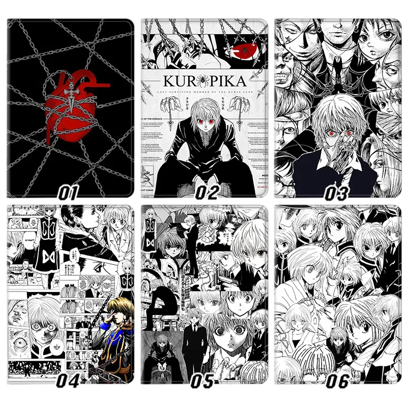 Hunter x Hunter — Kurapika Kurta Clan Manga Panel Tri-Fold Leather Tablet Case