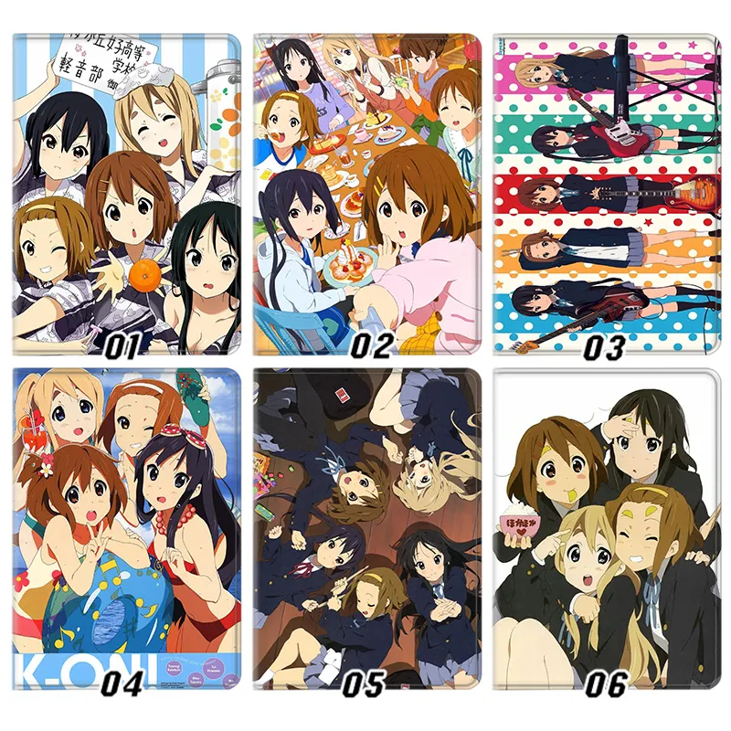 K-On! — Houkago Tea Time Light Music Club Cute Girl Anime Foldable Smart Tablet Case