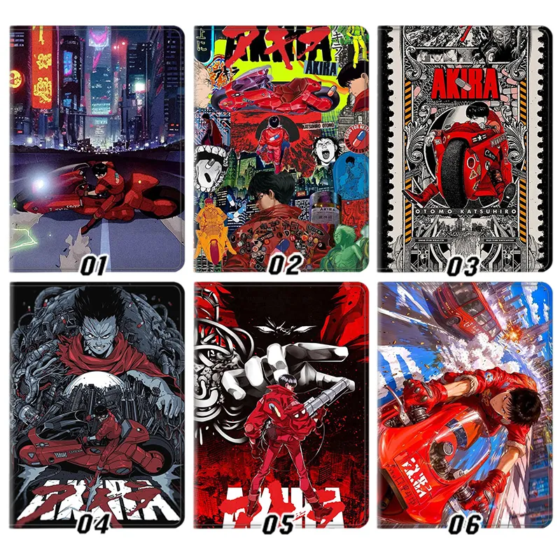 Akira — Shotaro Kaneda Red Motorcycle Cyberpunk Anime AesthAlien Visitoric Foldable Smart Tablet Case