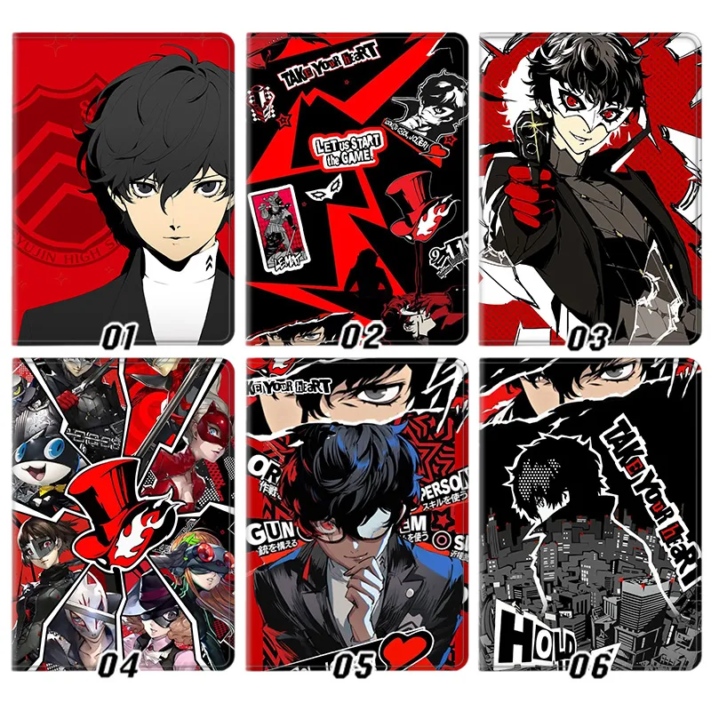 Persona 5 Royal — Joker Phantom Thieves Anime AesthAlien Visitoric Foldable Smart Tablet Case