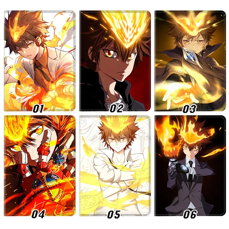 Katekyo Hitman Reborn! — Tsunayoshi Sawada Hyper Dying Will Mode Foldable Smart Tablet Case