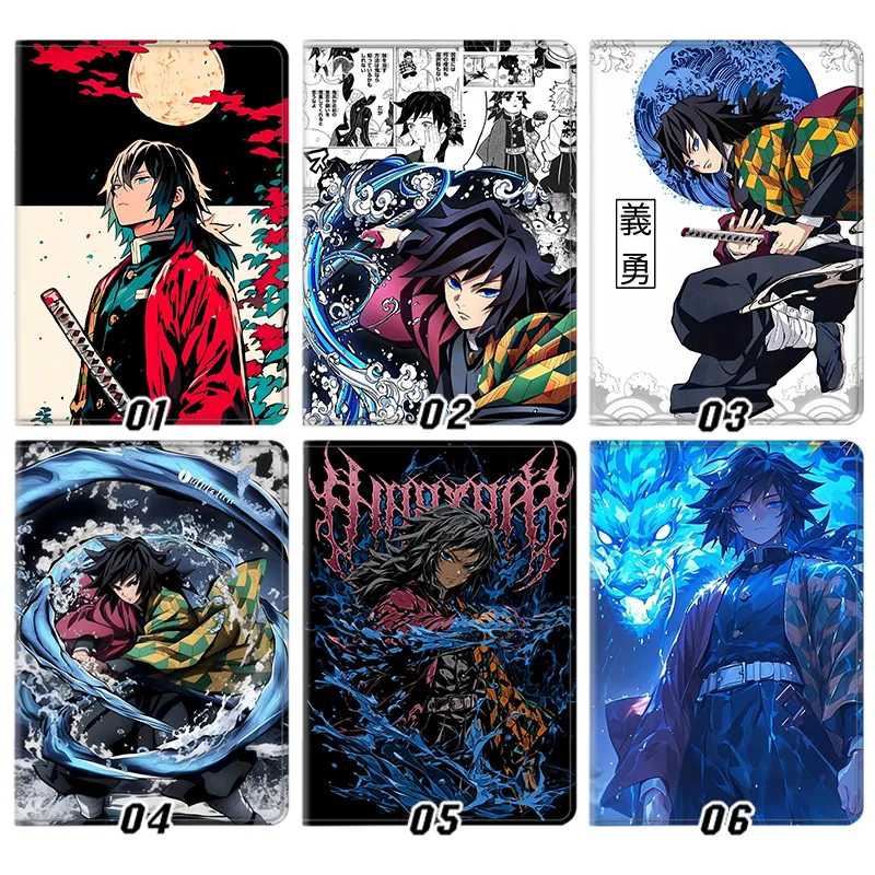 Blade Corps — Giyu Tomioka Water Hashira AesthAlien Visitoric Foldable Smart Tablet Case