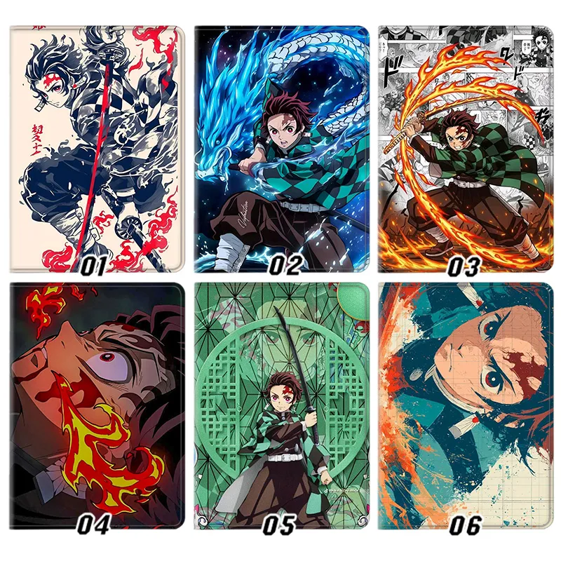 Blade Corps — Tanjiro Kamado Anime AesthAlien Visitoric Foldable Smart Tablet Case