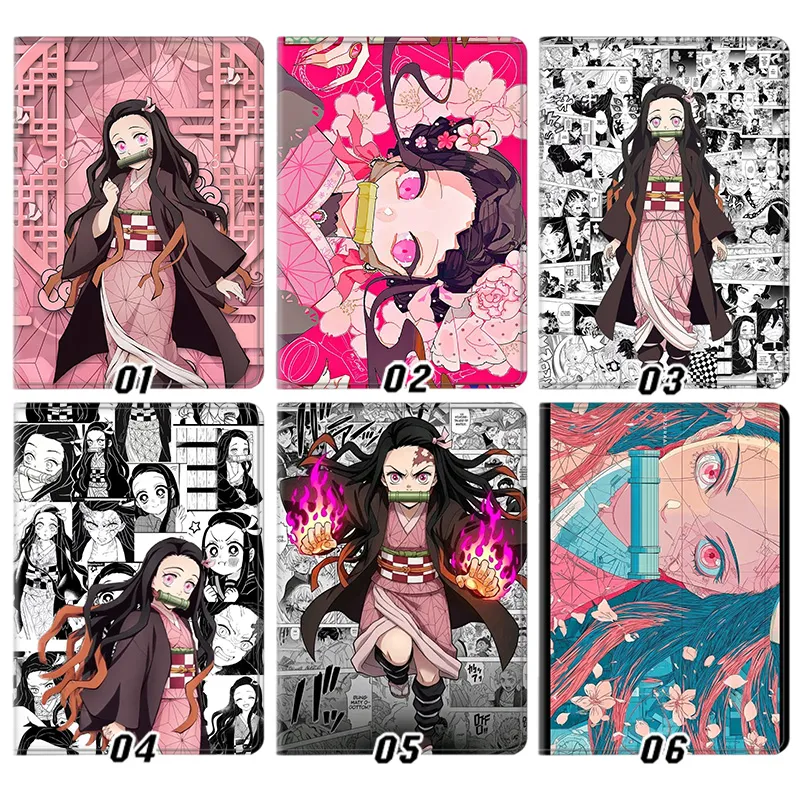 Blade Corps — Nezuko Kamado Anime AesthAlien Visitoric Foldable Smart Tablet Case