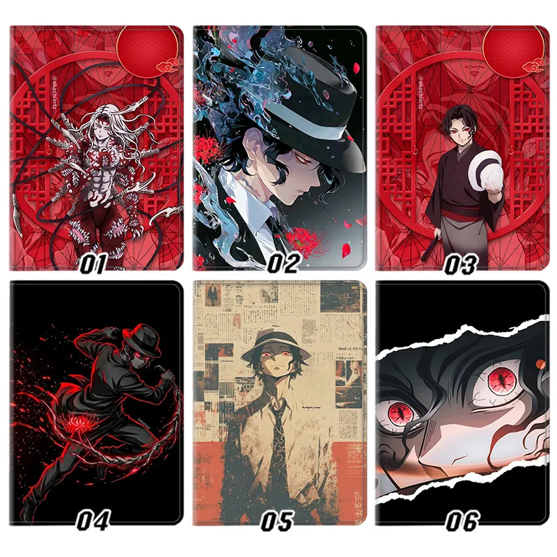 Blade Corps — Muzan Kibutsuji Anime AesthAlien Visitoric Foldable Smart Tablet Case